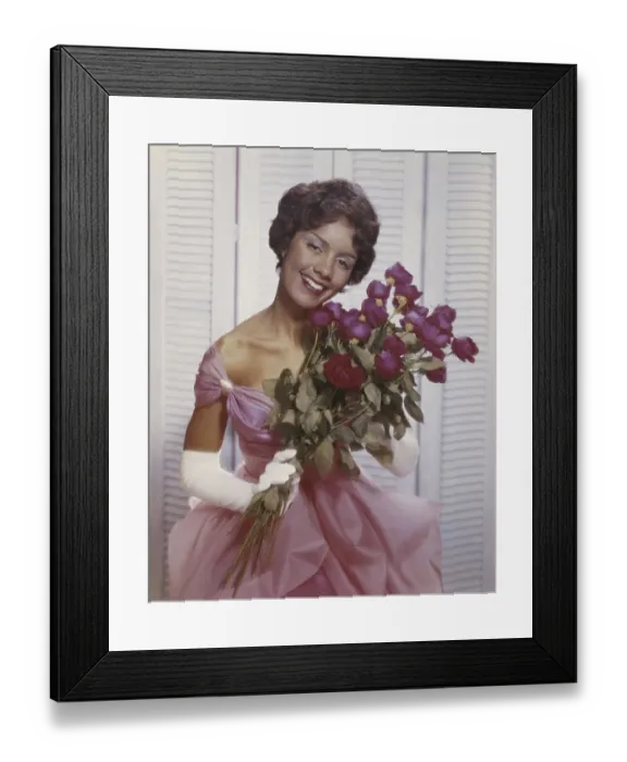 Framed Print : 1960, One Person, Adults Only, Young Adult, One Woman Only, One Young Woman Only