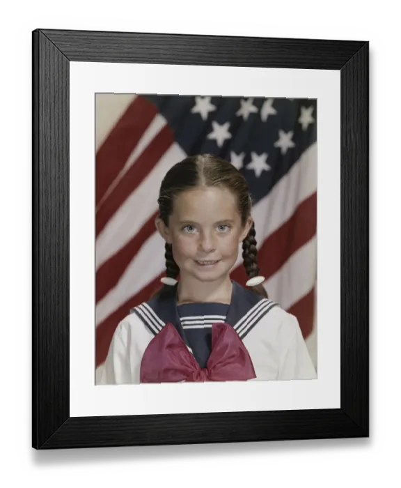 Framed Print : 1960, One Person, Children Only, One Girl Only, Primary Age Child, Caucasian Appearance Framed Print : 1960, One Person, Children Only, One Girl Only, Primary Age Child, Caucasian Appearance