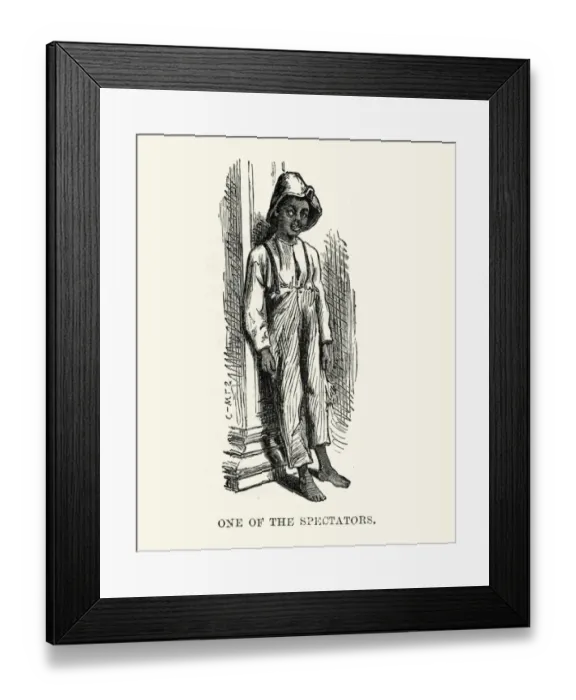 Framed Print : African american boy of New Orleans, 19th Century Framed Print : African american boy of New Orleans, 19th Century