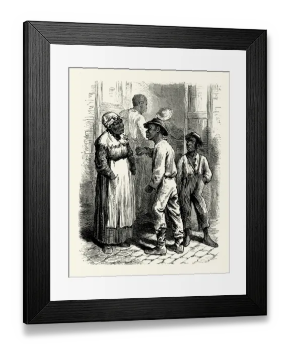 Framed Print : African Americans of New Orleans, 19th Century Framed Print : African Americans of New Orleans, 19th Century