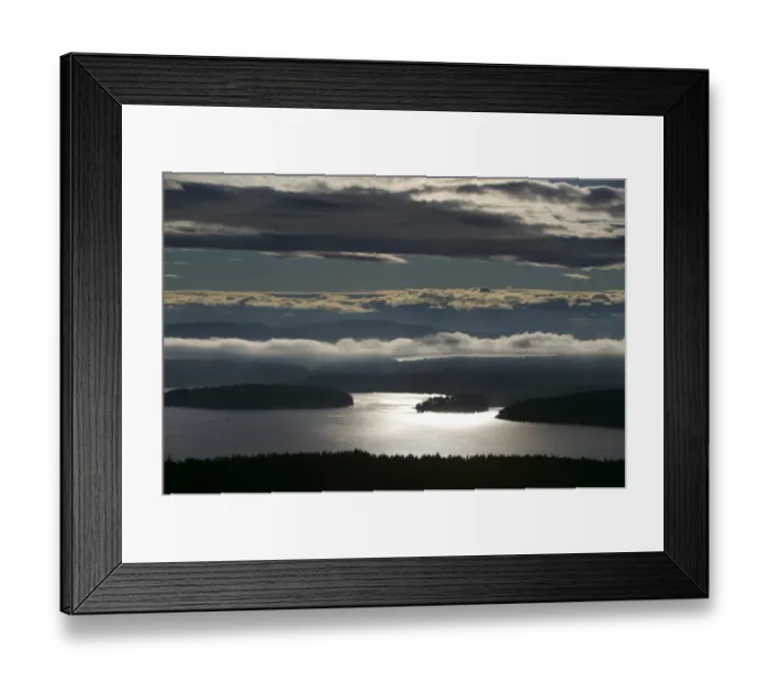 Framed Print : USA, Washington, San Juan Islands, aerial view