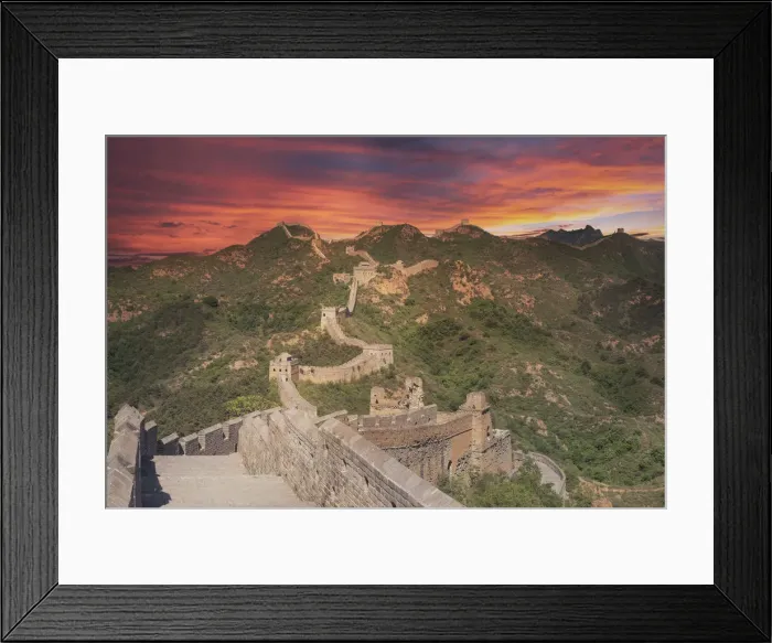Framed Print : The Great Wall of China