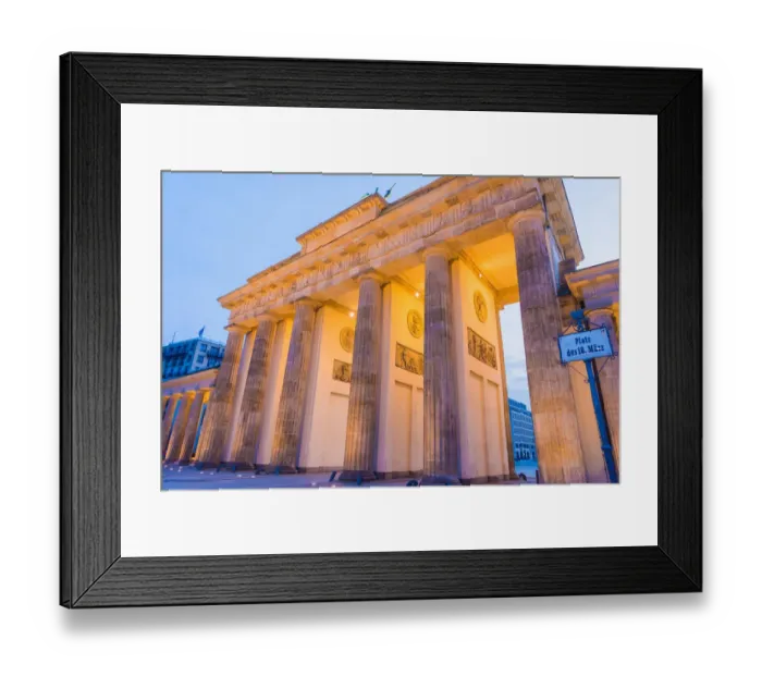 Framed Print : Brandenburger Tor (Brandenburg Gate), famous landmark in Berlin Germany Framed Print : Brandenburger Tor (Brandenburg Gate), famous landmark in Berlin Germany