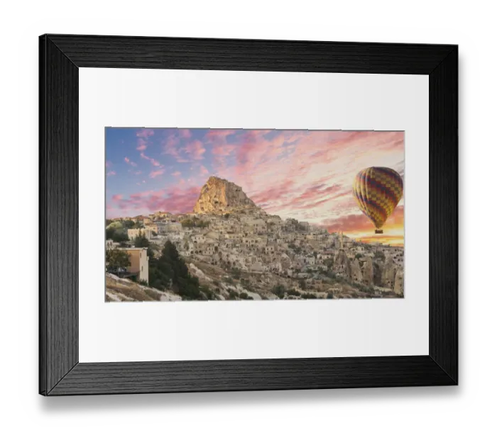 Framed Print : Hot air balloons flying over cappadocia Framed Print : Hot air balloons flying over cappadocia