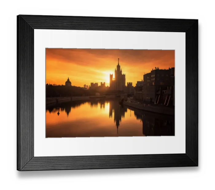 Framed Print : Morning in moscow Framed Print : Morning in moscow