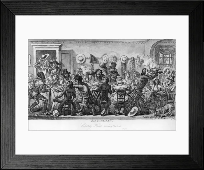 Framed Print : American Table Manners Framed Print : American Table Manners