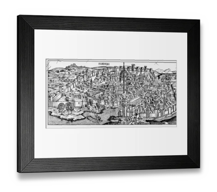 Framed Print : Medieval Florence Framed Print : Medieval Florence