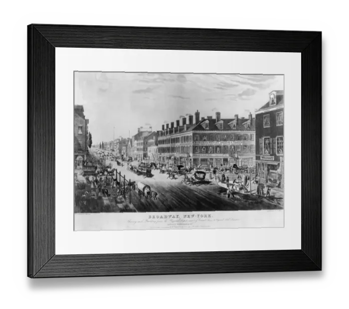 Framed Print : Broadway NYC Framed Print : Broadway NYC