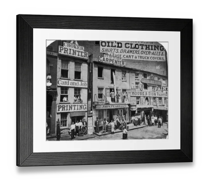 Framed Print : Hudson Street Framed Print : Hudson Street