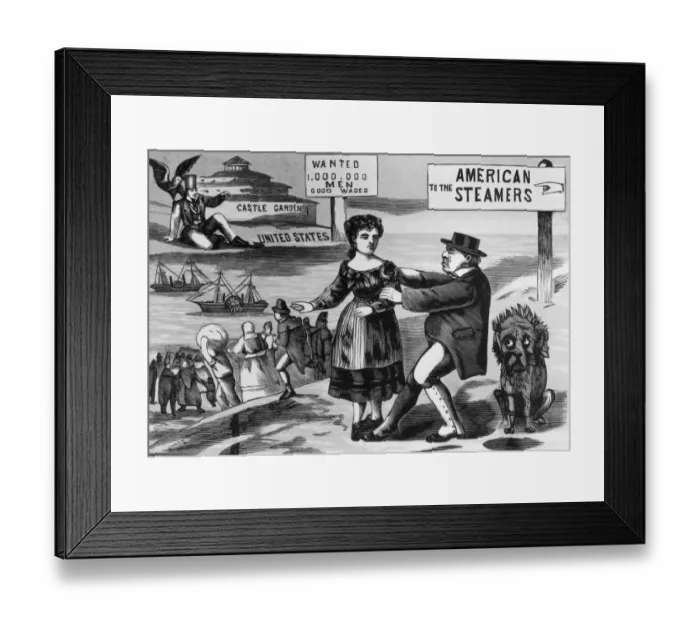 Framed Print : Immigrant Workers Framed Print : Immigrant Workers