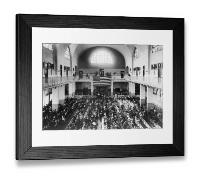 Framed Print : Ellis Island Framed Print : Ellis Island