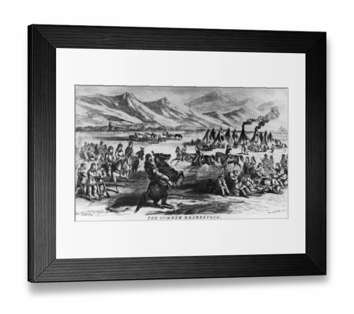 Framed Print : The Summer Rendezvous