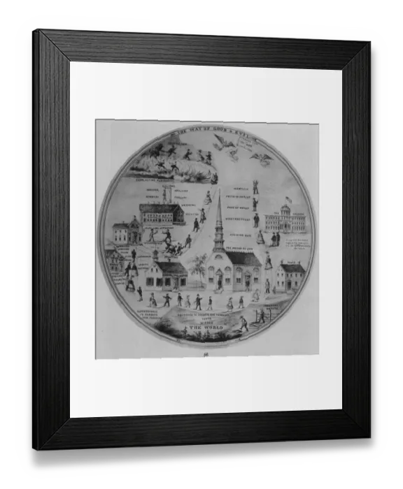 Framed Print : The Way of Good and Evil Framed Print : The Way of Good and Evil