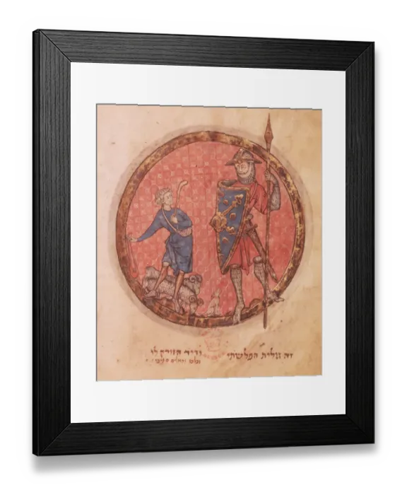 Framed Print : David And Goliath