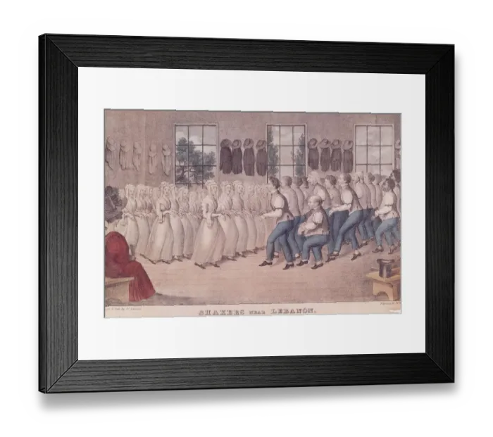 Framed Print : Shakers Near Lebanon Framed Print : Shakers Near Lebanon