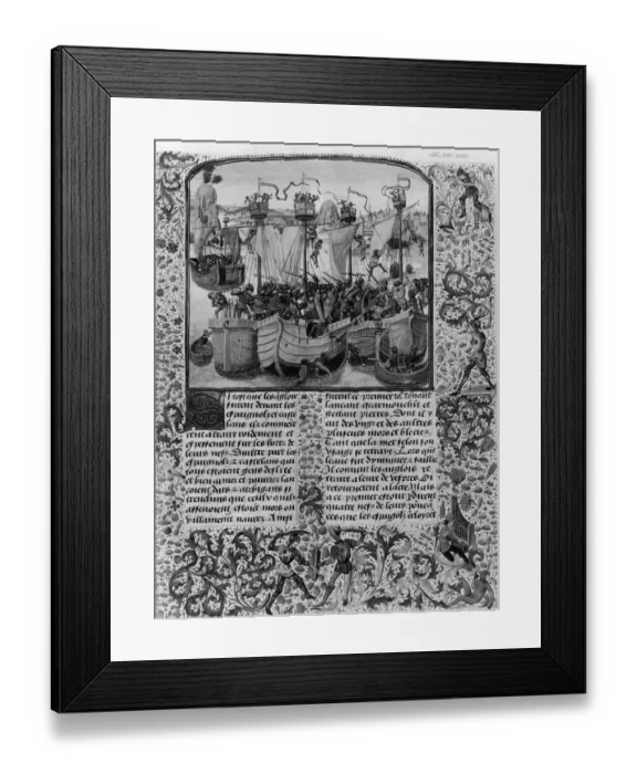 Framed Print : Battle of La Rochelle Framed Print : Battle of La Rochelle
