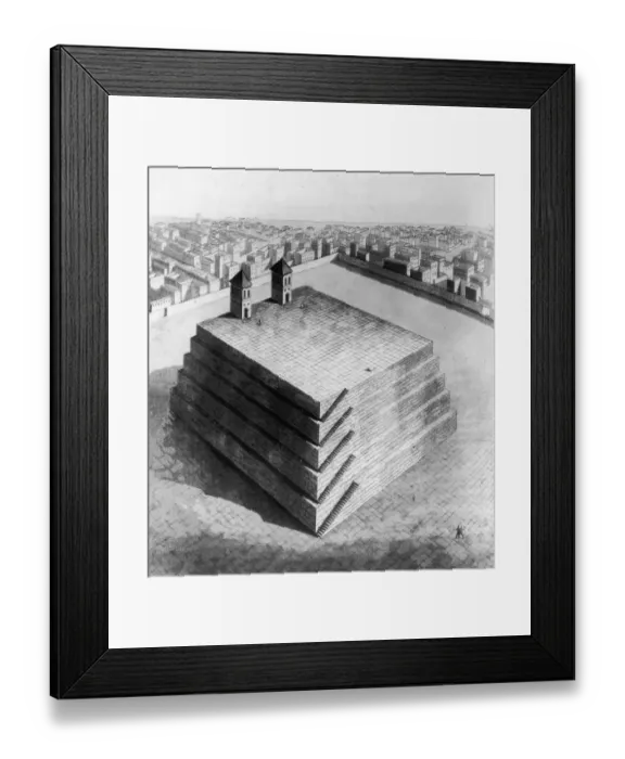 Framed Print : Mexican Ziggurat Framed Print : Mexican Ziggurat