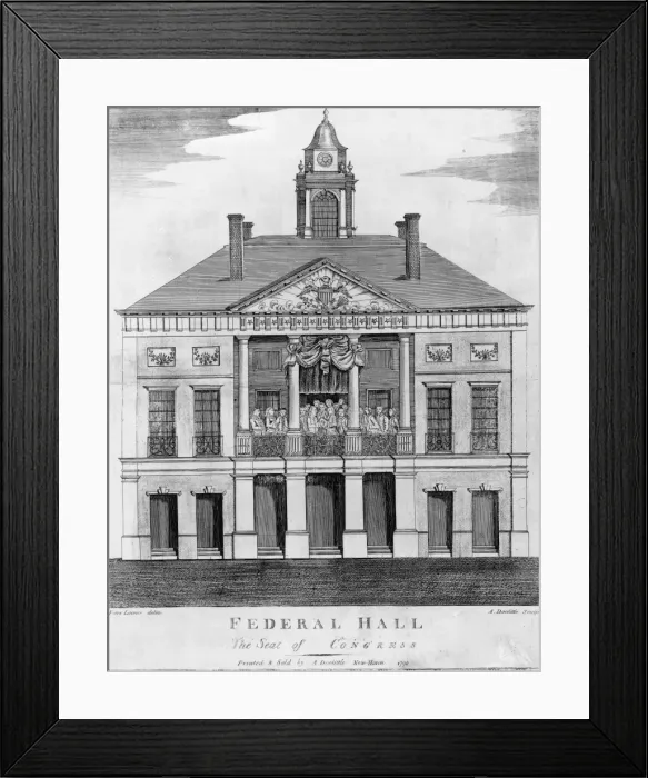 Framed Print : Federal Hall Framed Print : Federal Hall