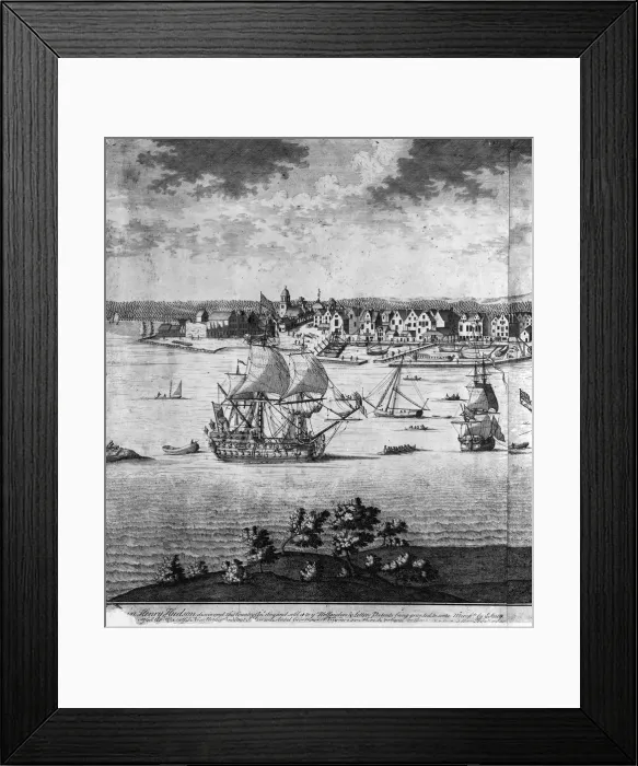 Framed Print : View of New York Framed Print : View of New York