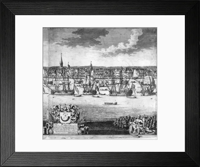 Framed Print : View of New York Framed Print : View of New York
