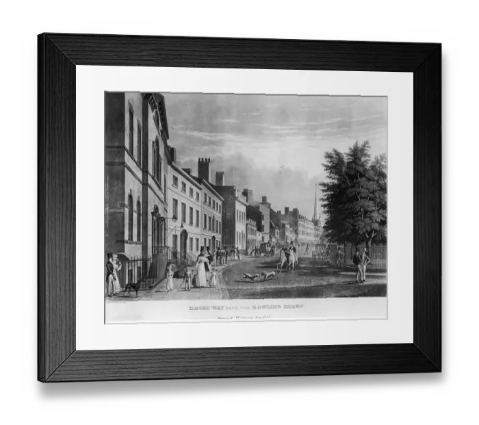 Framed Print : Broadway from Bowling Green Framed Print : Broadway from Bowling Green