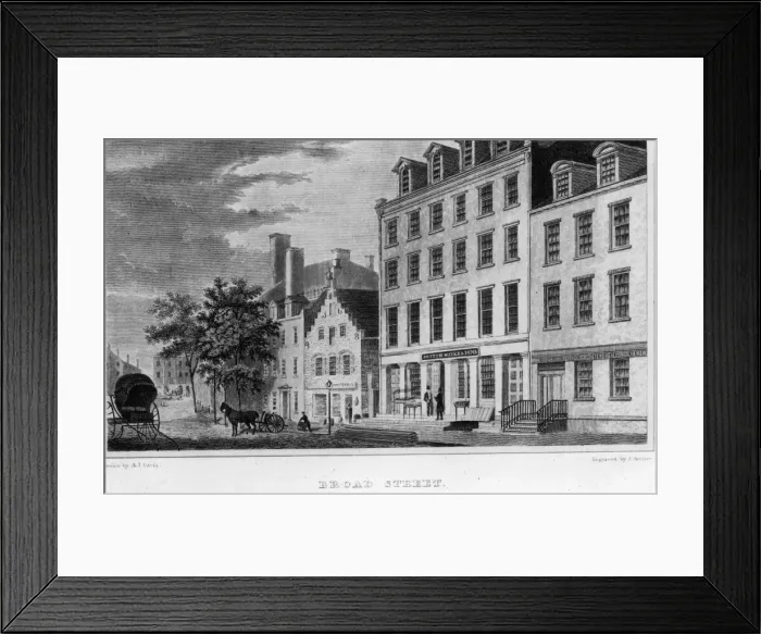 Framed Print : Broad Street Framed Print : Broad Street