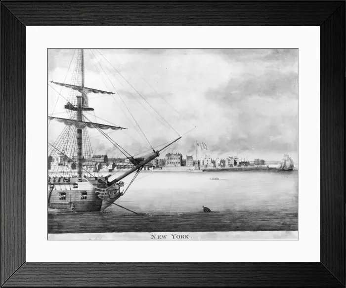 Framed Print : Ship in New York Framed Print : Ship in New York