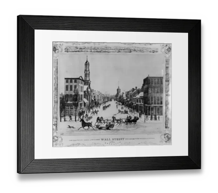 Framed Print : Wall Street Framed Print : Wall Street