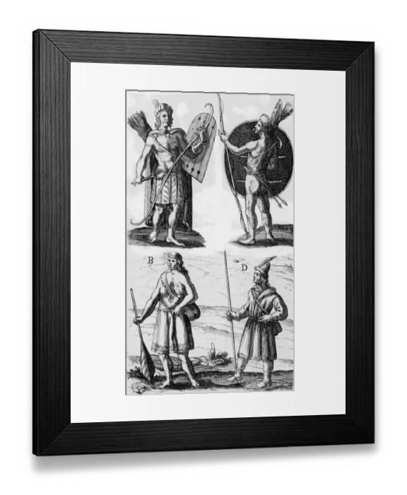 Framed Print : Native American Males Framed Print : Native American Males