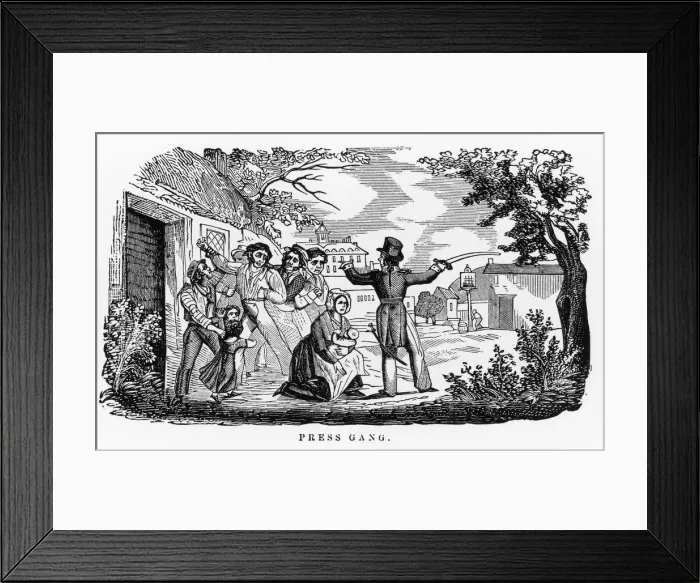 Framed Print : Press Gang Framed Print : Press Gang