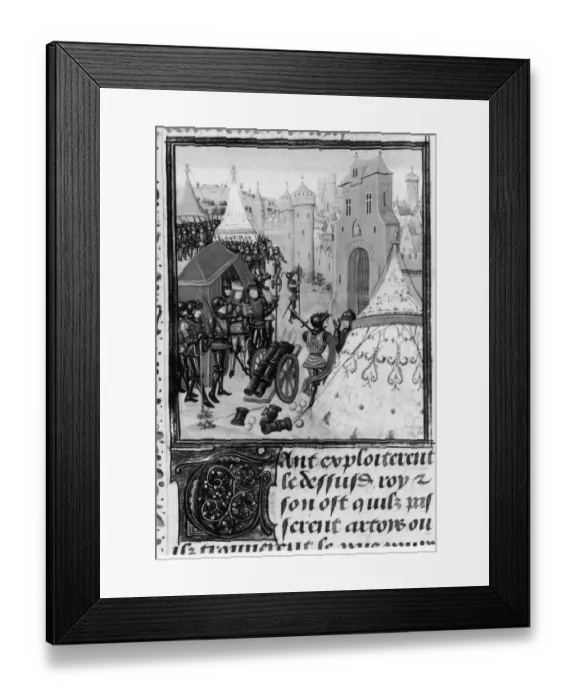 Framed Print : Chroniques de Froissart Framed Print : Chroniques de Froissart