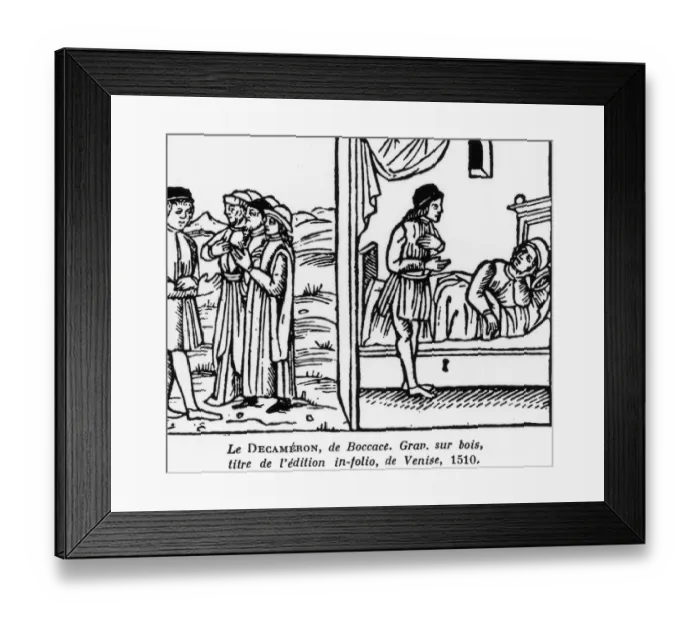 Framed Print : The Decameron Framed Print : The Decameron