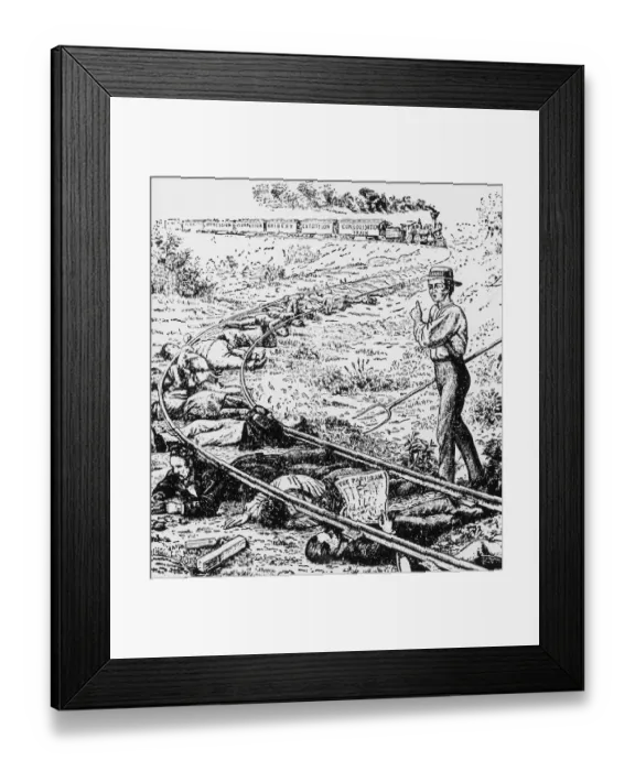 Framed Print : Railroad Monopoly Framed Print : Railroad Monopoly