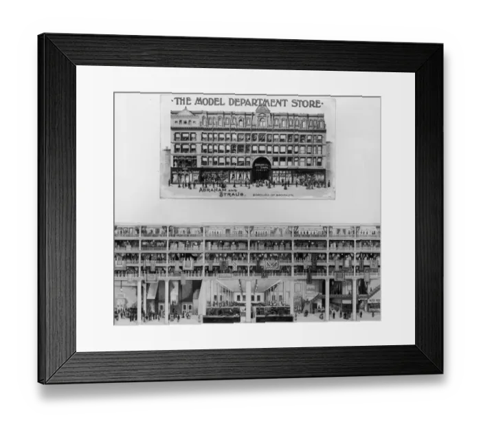 Framed Print : Model Department Store Framed Print : Model Department Store