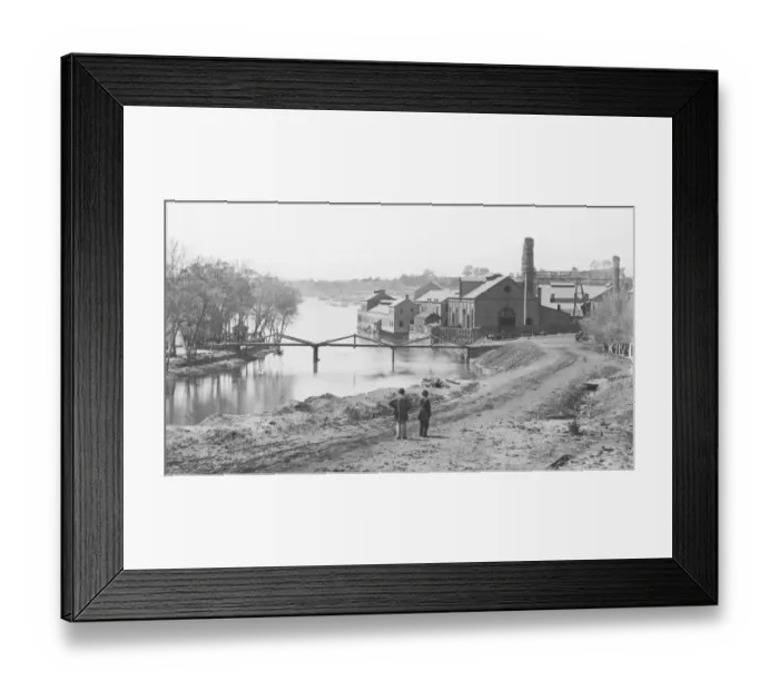 Framed Print : Iron Works