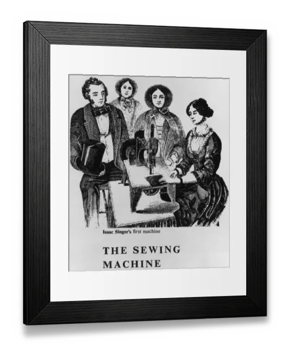 Framed Print : The Sewing Machine Framed Print : The Sewing Machine
