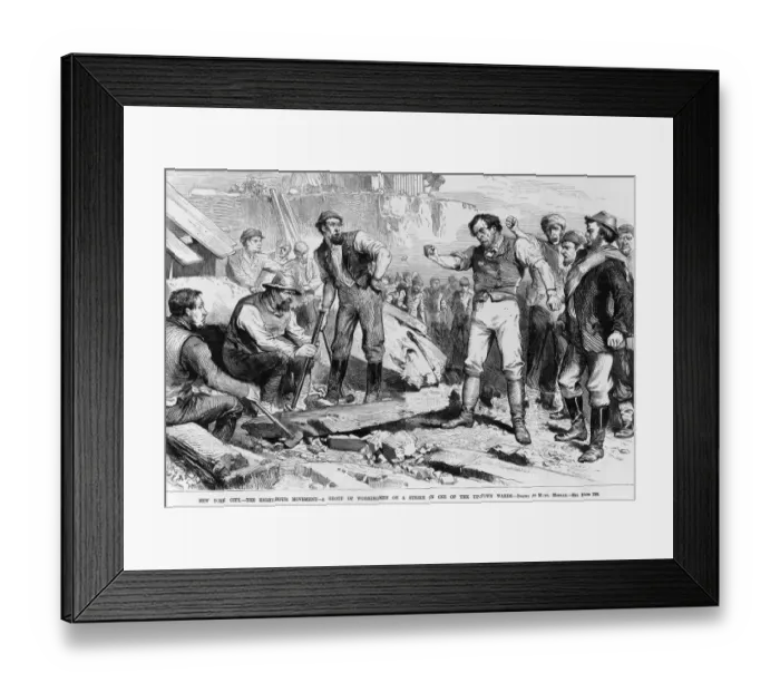 Framed Print : Labor and Strikes Framed Print : Labor and Strikes