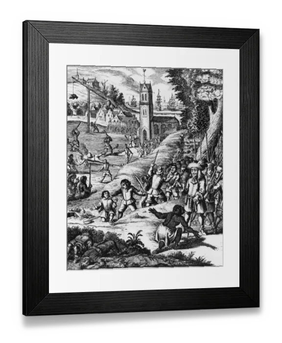 Framed Print : Pirates In The West Indies Framed Print : Pirates In The West Indies