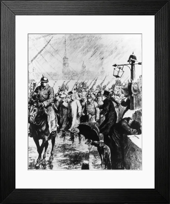 Framed Print : Nihilist Prisoners, Russia Framed Print : Nihilist Prisoners, Russia