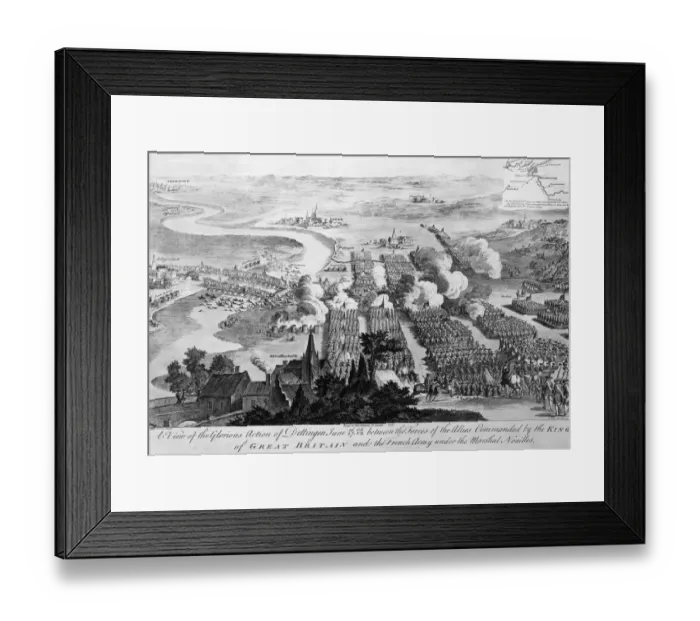 Framed Print : Battle Of Dettingen Framed Print : Battle Of Dettingen