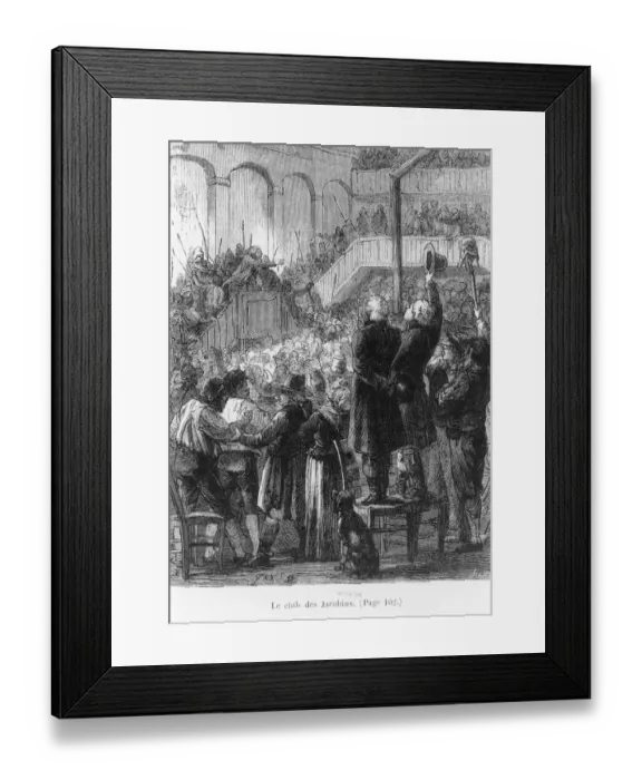 Framed Print : Le Club Des Jacobins Framed Print : Le Club Des Jacobins