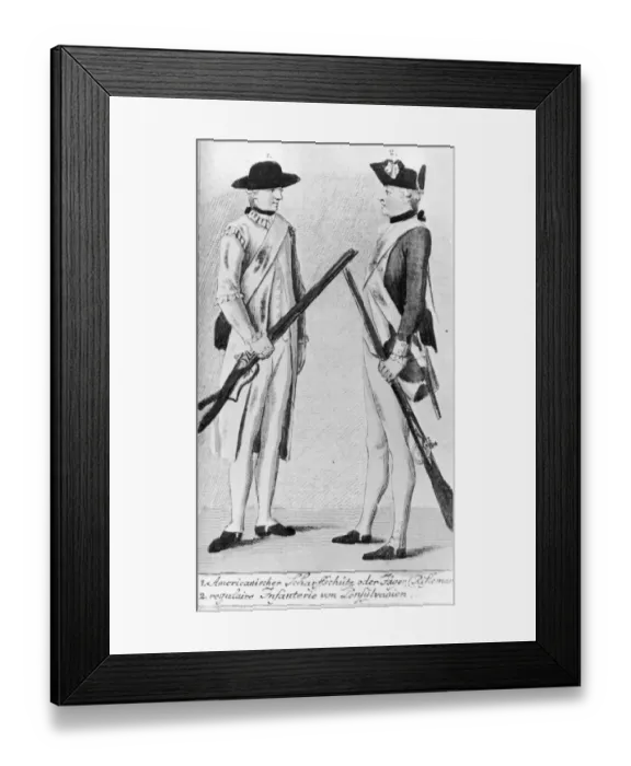 Framed Print : The American Rifle Men Framed Print : The American Rifle Men