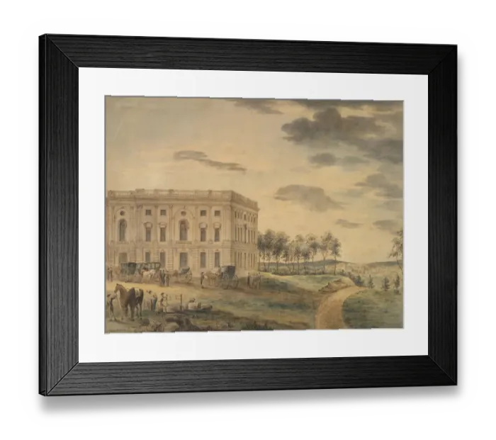 Framed Print : Capitol In Washington DC, 1800