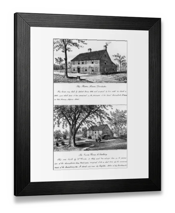 Framed Print : Homes of Our Forefathers Framed Print : Homes of Our Forefathers