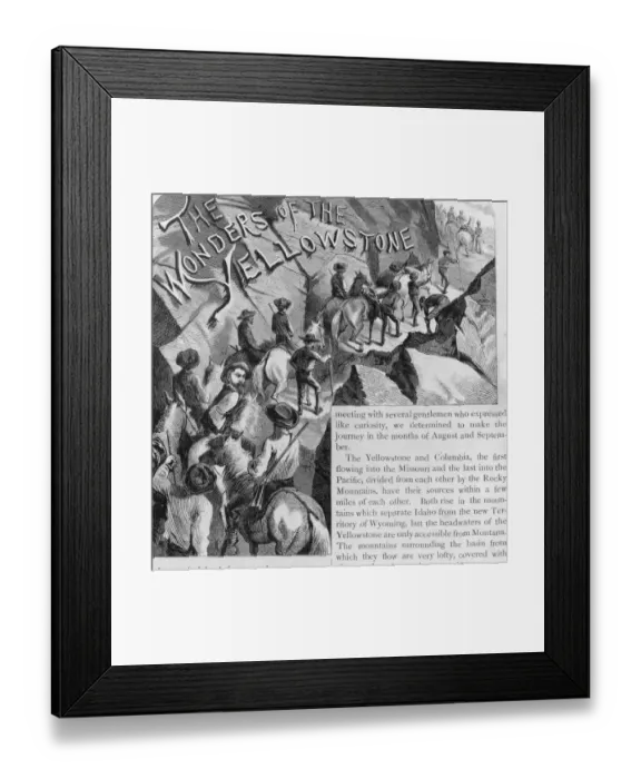 Framed Print : Wonders Of Yellowstone Framed Print : Wonders Of Yellowstone