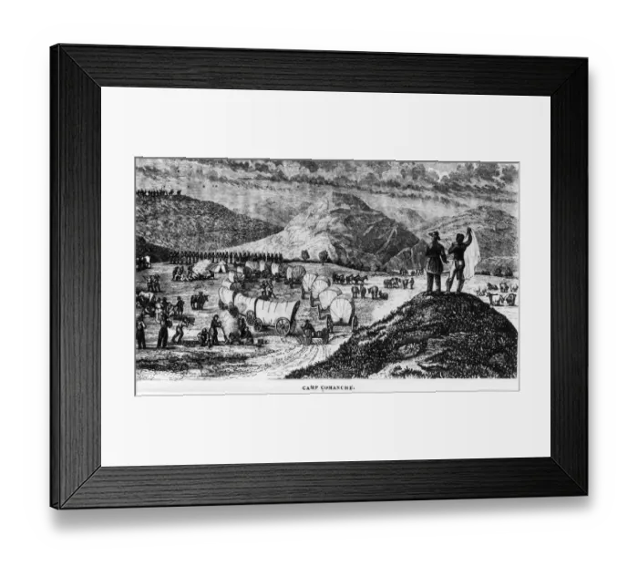Framed Print : Camp Commanche Framed Print : Camp Commanche