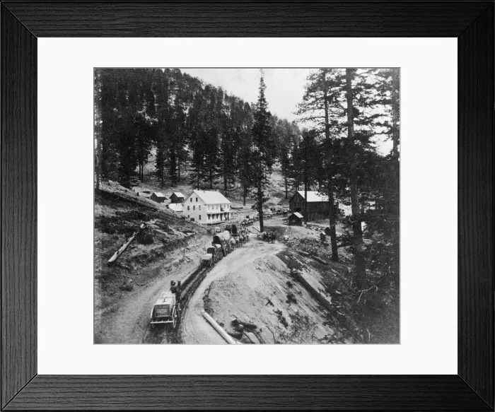 Framed Print : Western Settlement Framed Print : Western Settlement