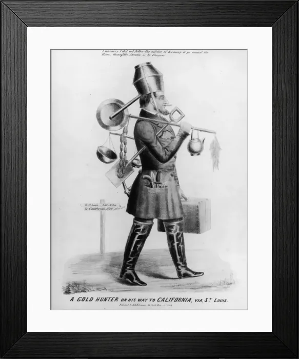 Framed Print : A Gold Hunter Framed Print : A Gold Hunter