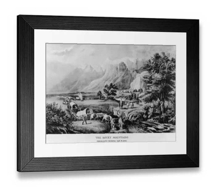 Framed Print : The Rocky Mountains Framed Print : The Rocky Mountains