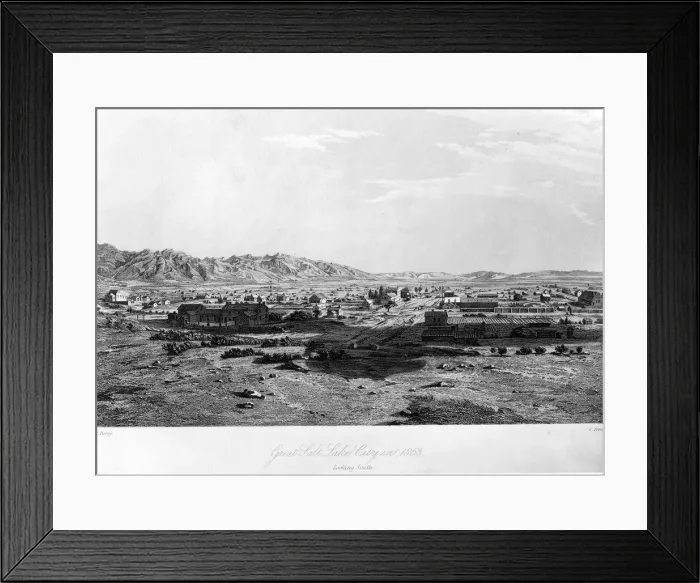 Framed Print : Salt Lake City, Utah Framed Print : Salt Lake City, Utah